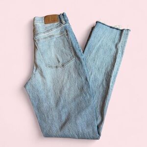 Madewell The High Rise Slim Boy Jean Distressed Jeans 26